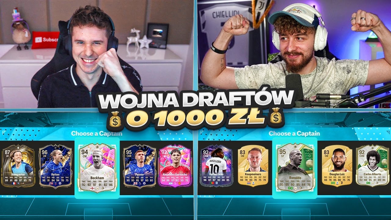 WOJNA DRAFT&Oacute;W o 1000 ZŁ vs ALVIN! | EA FC 25