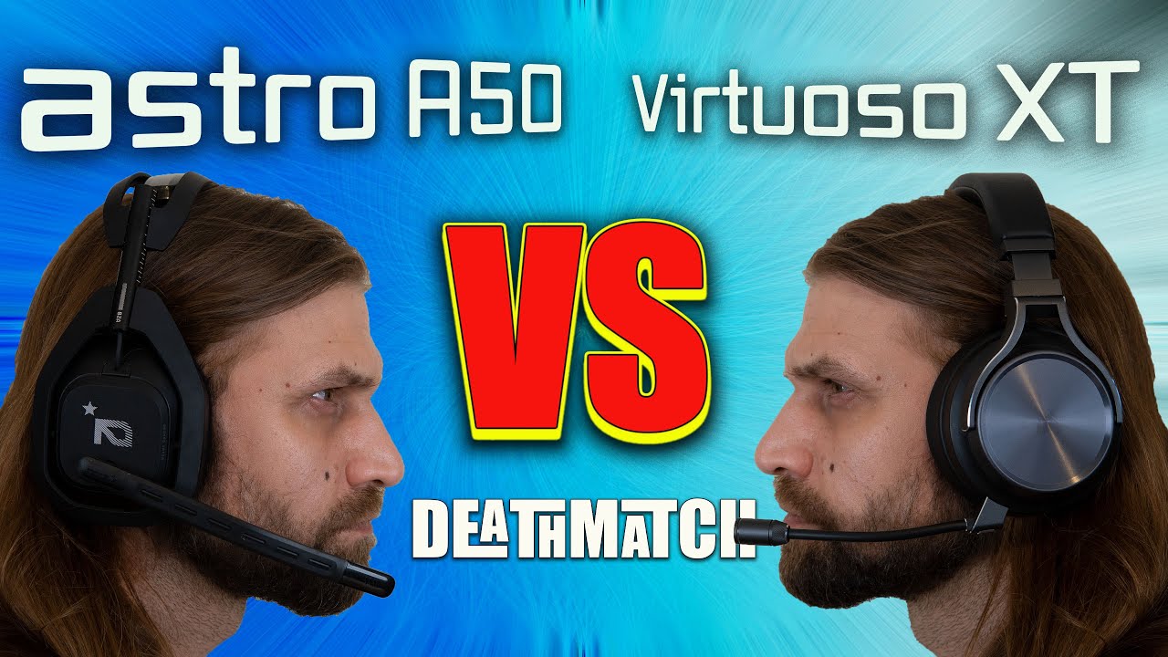 astro A50 Wireless vs Corsair Virtuoso RGB Wireless XT Mic test and review