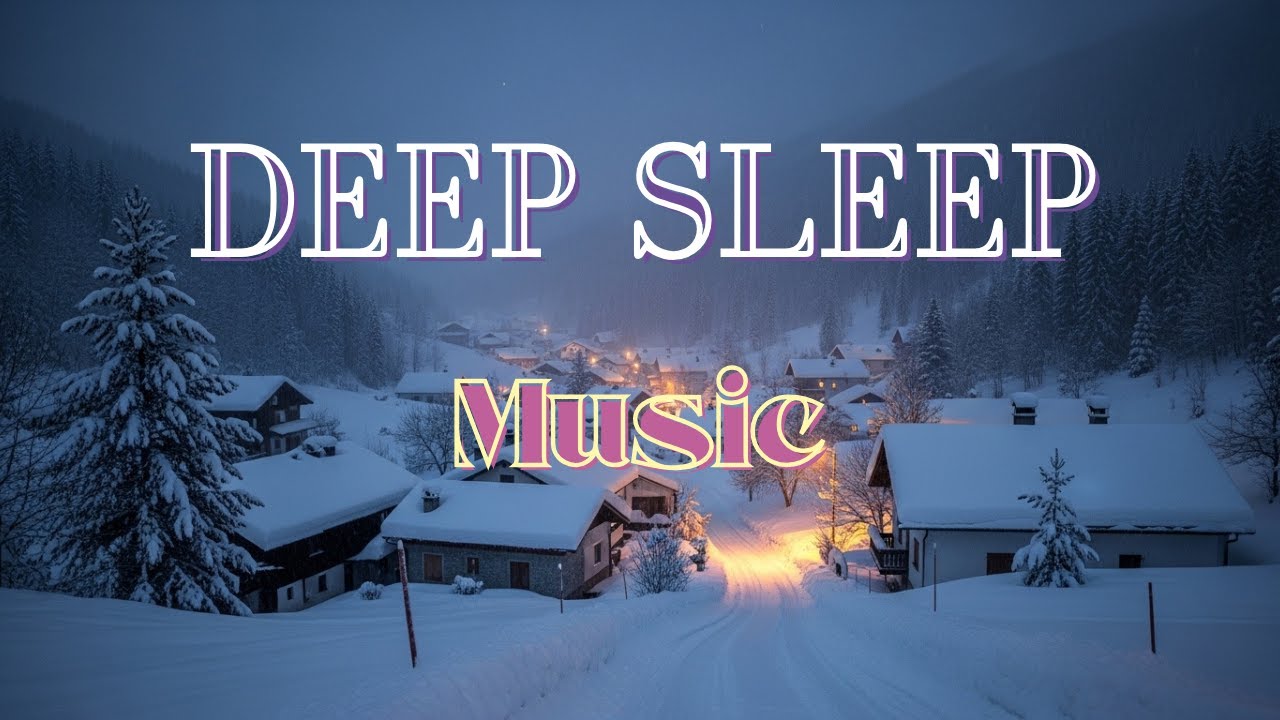 Midnight Snowstorm Silence | Deep Calm Music for Sleep and Anxiety Relief