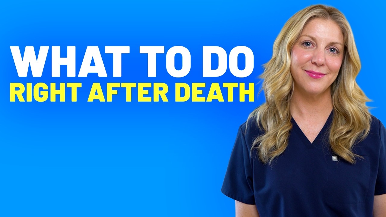 What to expect IMMEDIATELY after the last breath