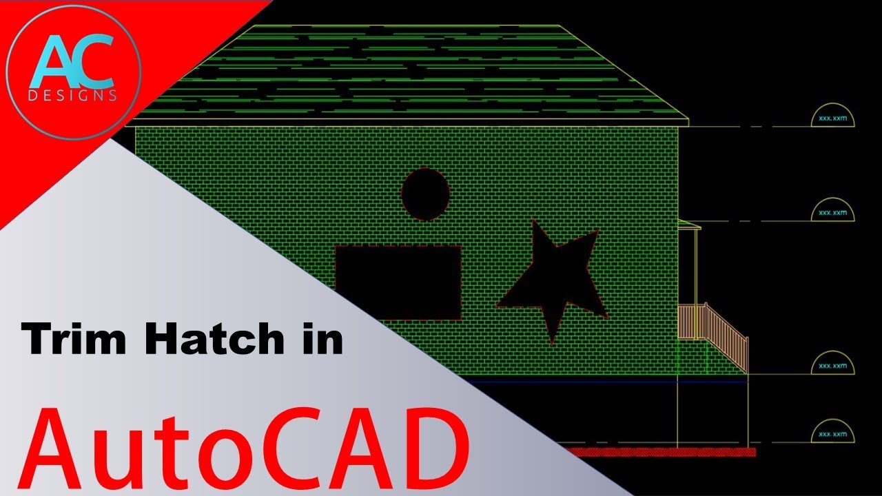 How to Trim Hatch in AutoCAD | AutoCAD Tutorial | Tips and Tricks
