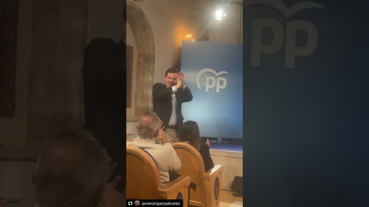 En vivo Alfonso Fernández Mañueco, en Soria. Viva Venezuela Libre 