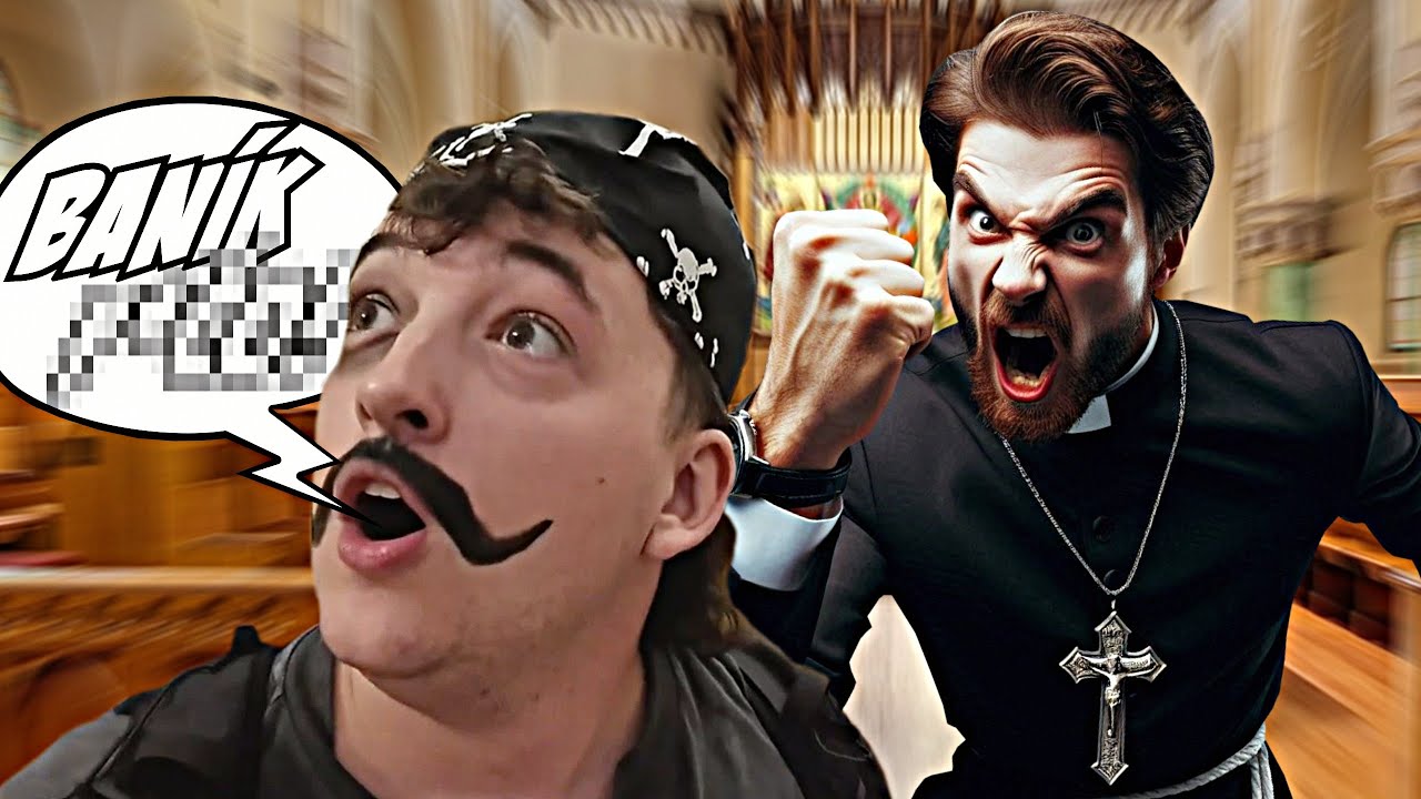 VYHODILI MĚ Z KOSTELA!!!