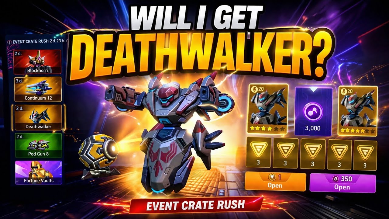 I SPENT EVERYTHING FOR DEATHWALKER ... DID I GET IT? 🔥😱 | MECH ARENA