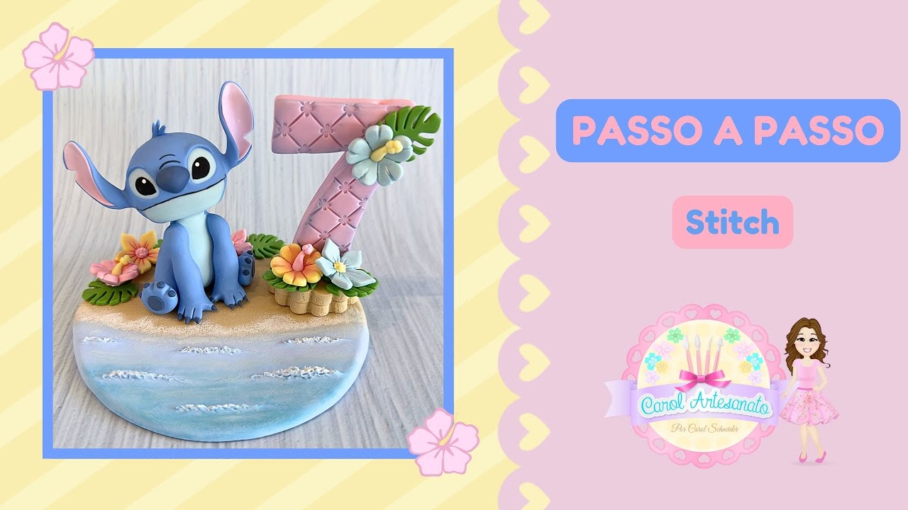 Stitch em biscuit - SEM MOLDE