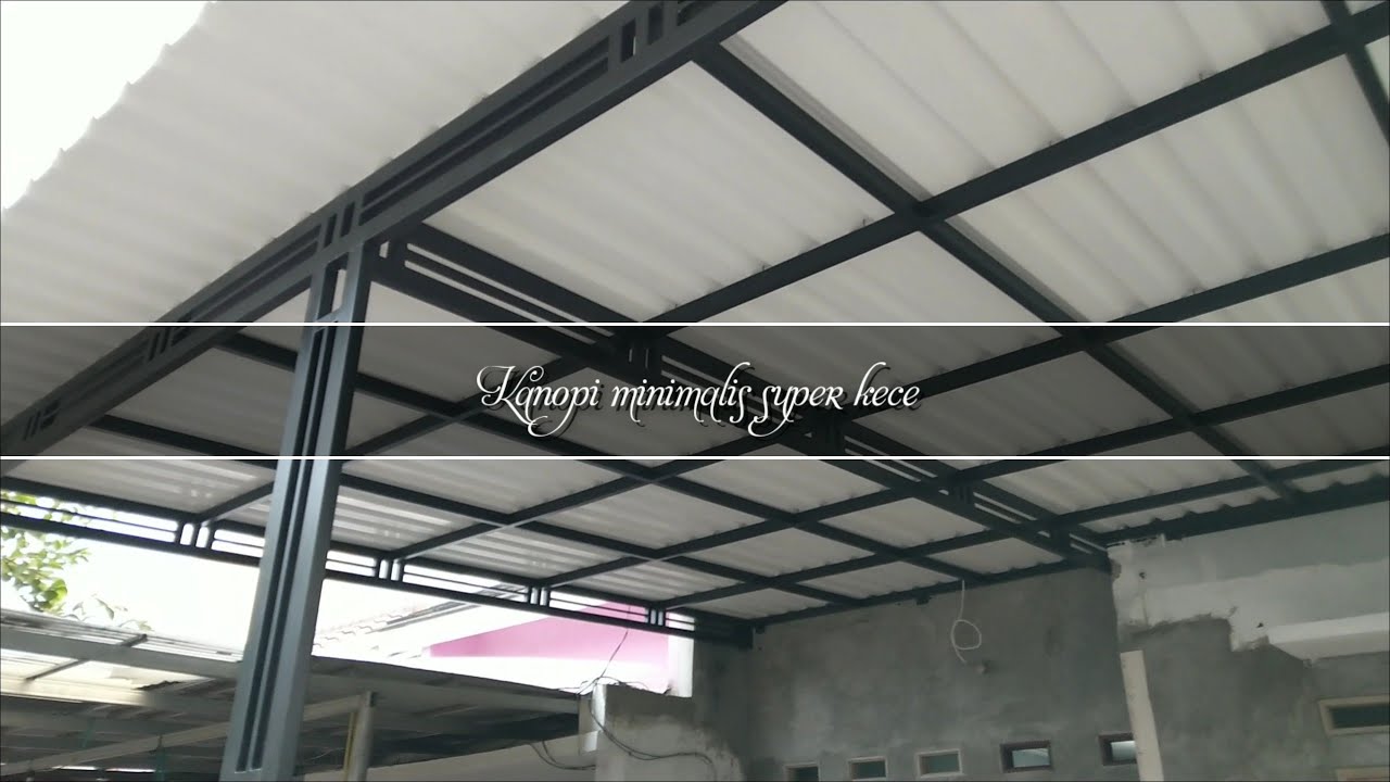 Kanopi minimalis super....atap alderon