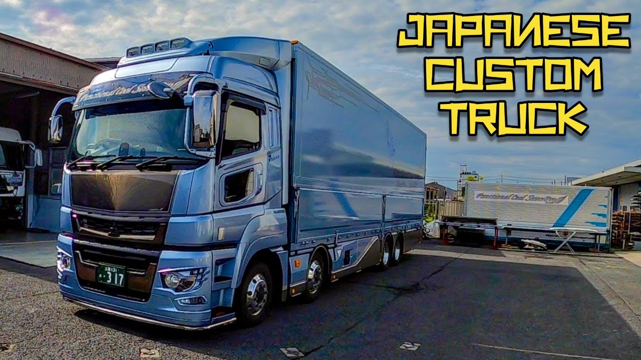 Driving a custom truck through Japan. Mitsubishi Fuso Wing Body
