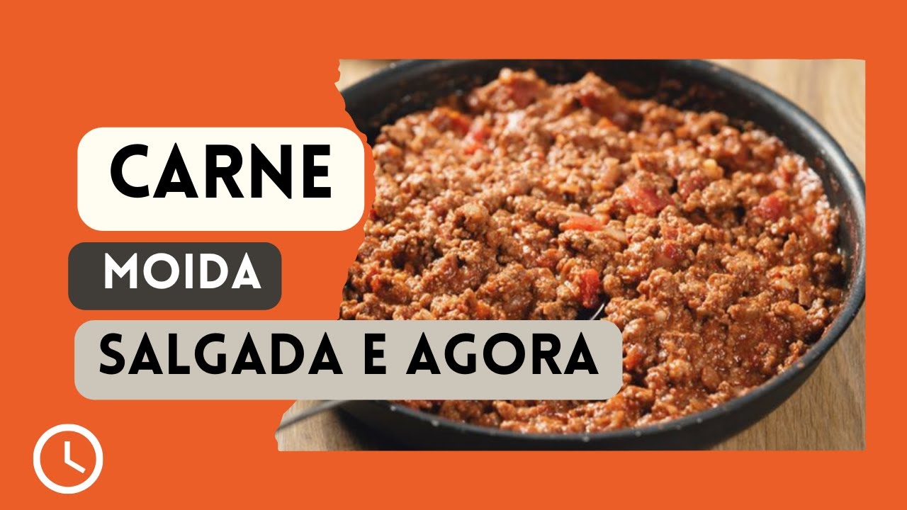 CARNE MOIDA SALGADA E AGORA