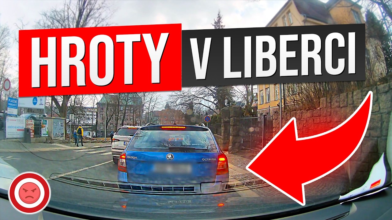 Vyhrocen&aacute; situace na silnici v Liberci