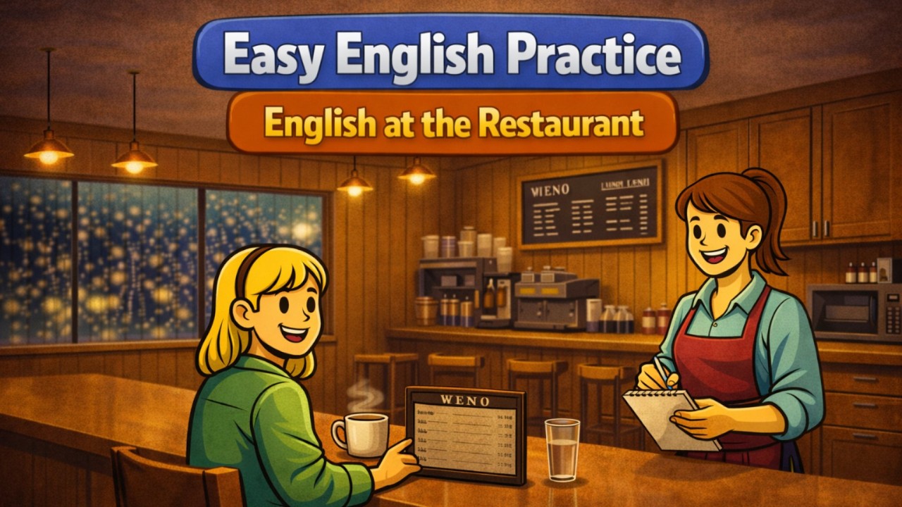 English at the Restaurant 🍽️ | Speak Confidently in Real Conversations