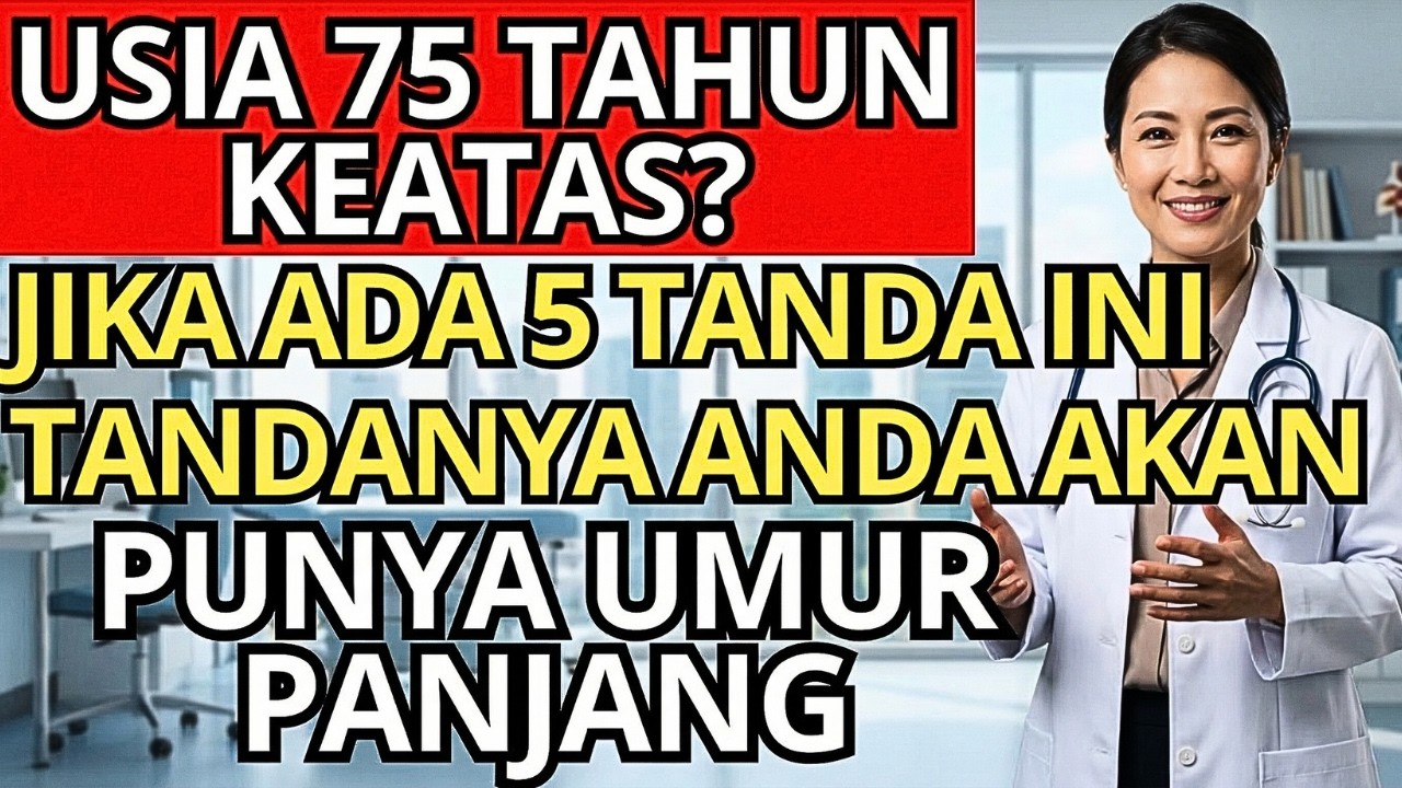 Jika Punya 5 Hal Ini di Usia 75, Hidup 90 Tahun Itu Mudah! Cek Tanda Ini Sekarang Juga