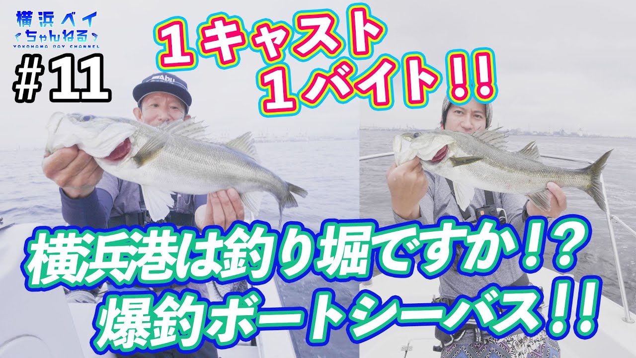 横浜ボートシーバス！これがVJ無双！[実釣]#11