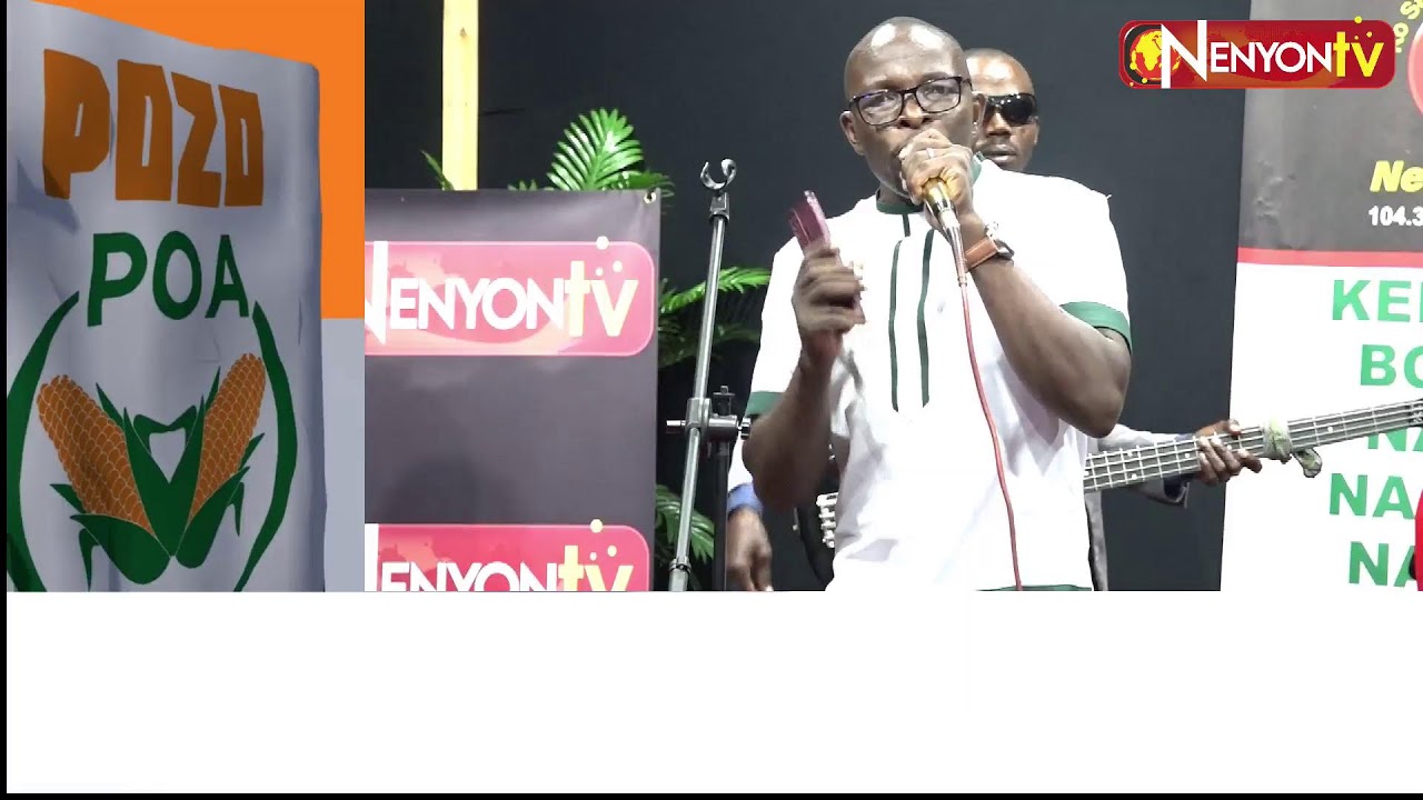 PAUL SUBEMBE , LIVE BAND EN NENYON TV, AK MZUNGU MWAFRIKA  KIMI GAA