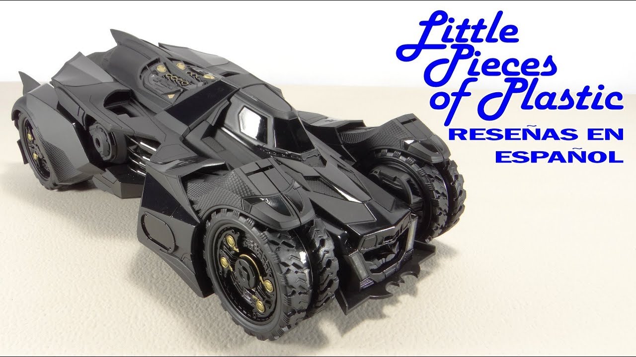 Arkham Knight Batmobile Batimóvil Hot Wheels Elite 1:18 Reseña Revisión Review Little Pieces Plastic