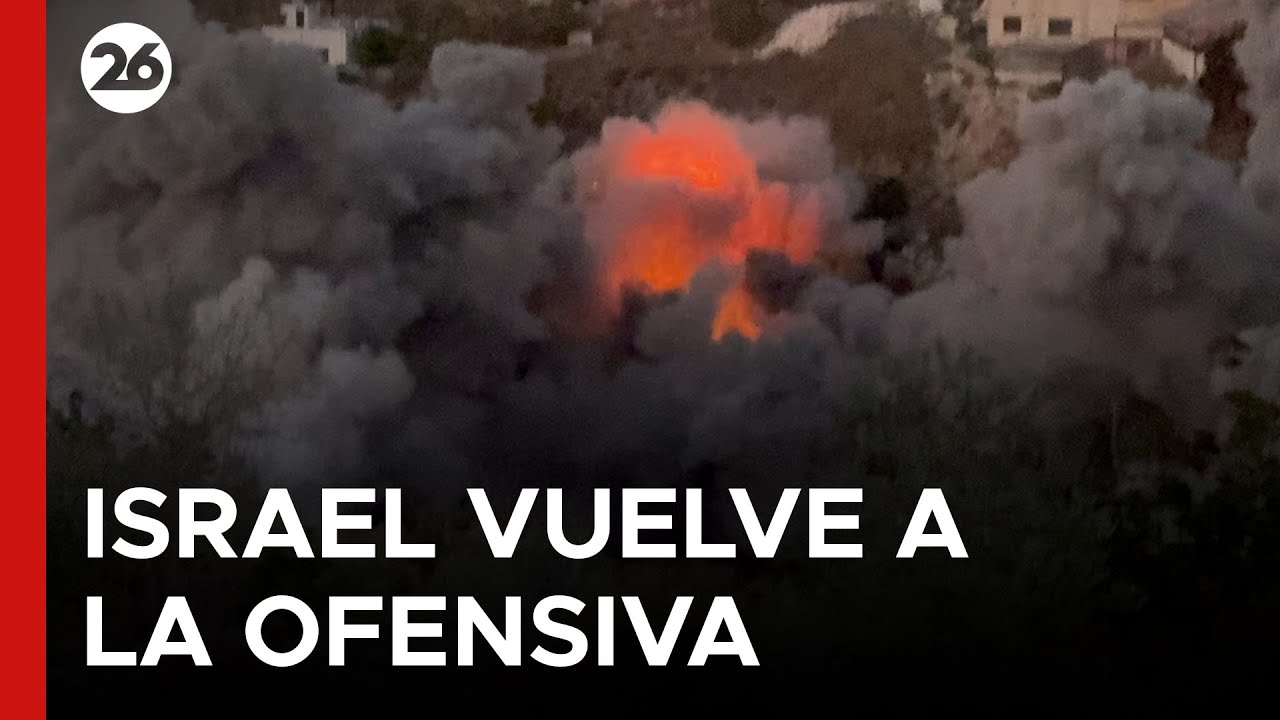 🇮🇱 LA TREGUA DURÓ POCO | Israel intensificó ataques militares en Gaza y en el Líbano