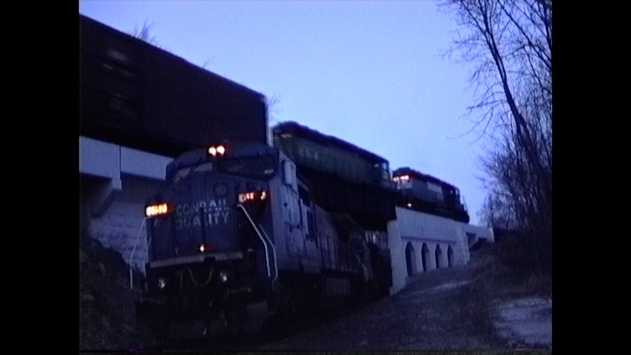Classic Conrail in Indiana  1996