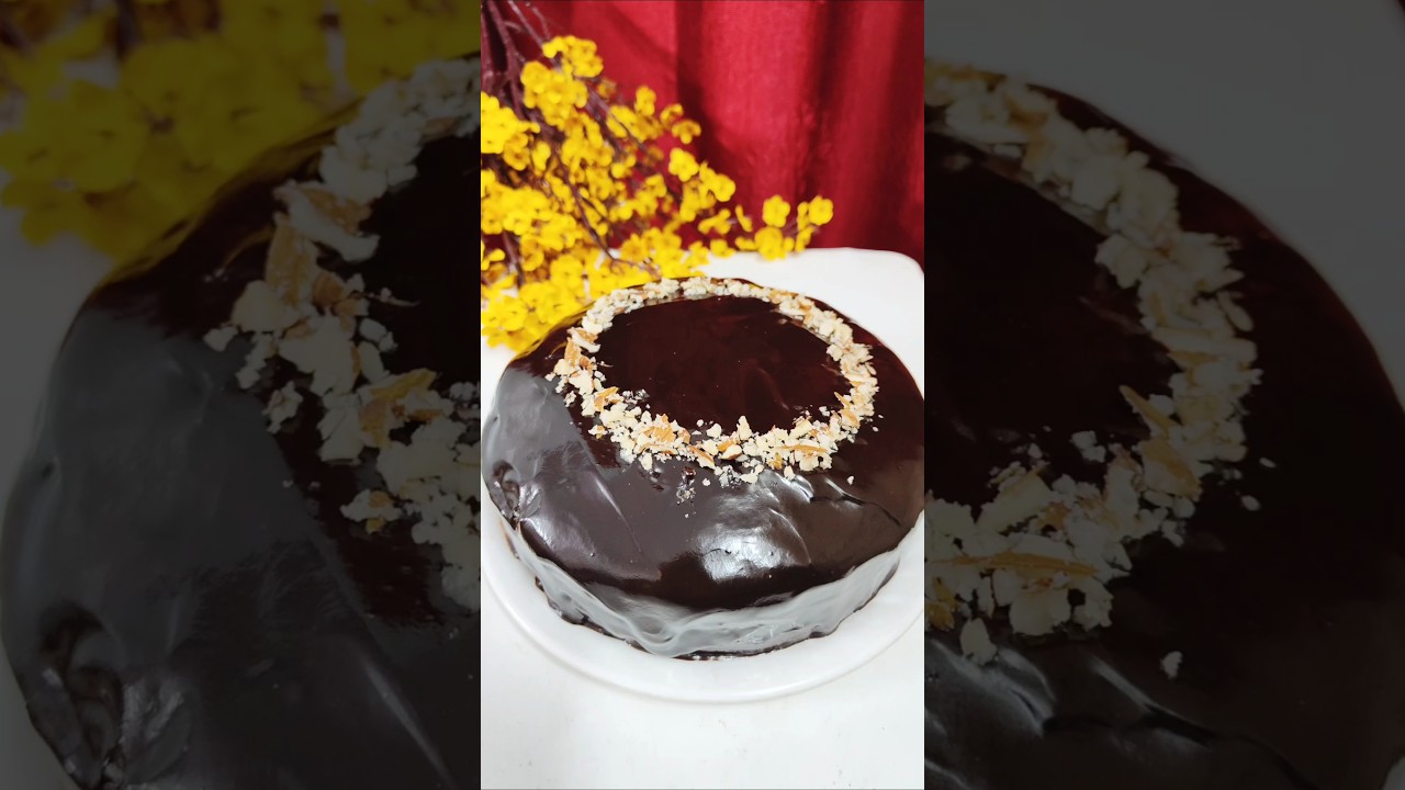 Cake decoration without whipped cream ✨ #youtube #shorts #viral