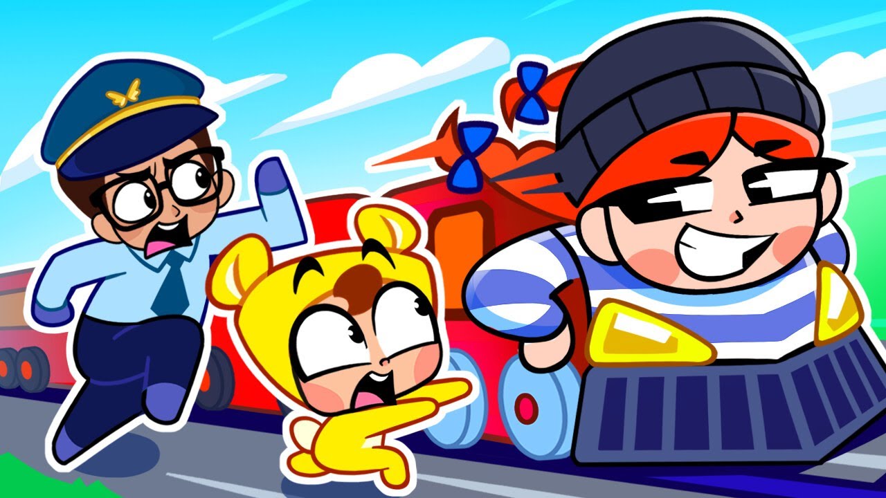 Safety Rules On the Train 🚇🚂🚊 Funny Kids Songs And Nursery Rhymes😍