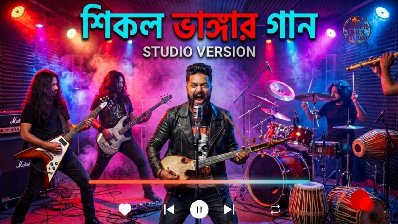 শিকল ভাঙার গান | Shikol Bhangar Gaan | Bengali Folk Metal Fusion | Official Studio Version 2026