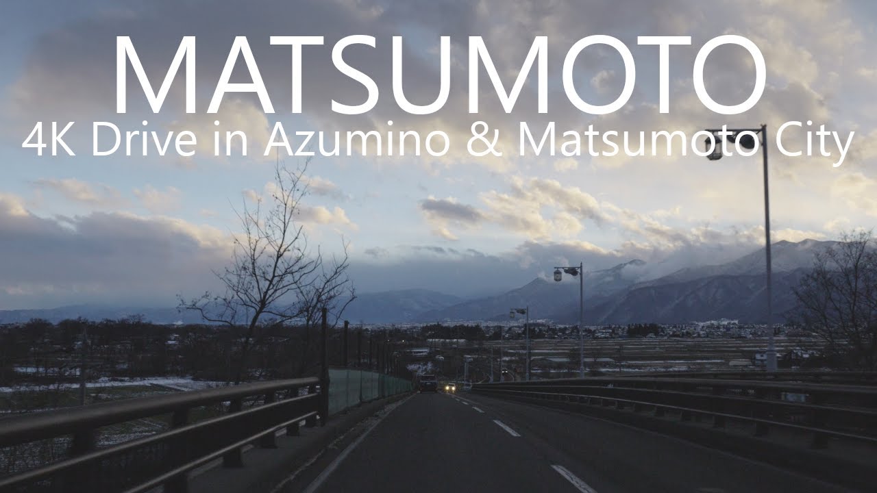 Japan Drive 4K to Matsumoto Station