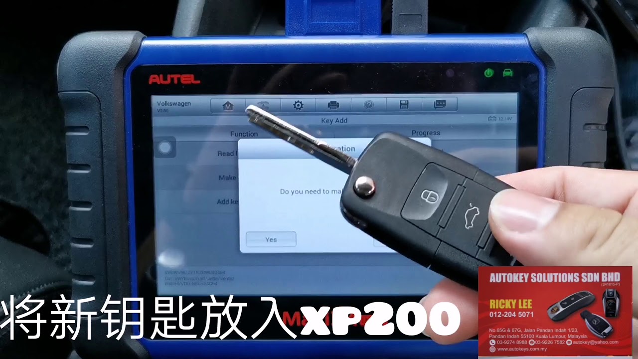 Vw golf 6 mk6 add key 5min job