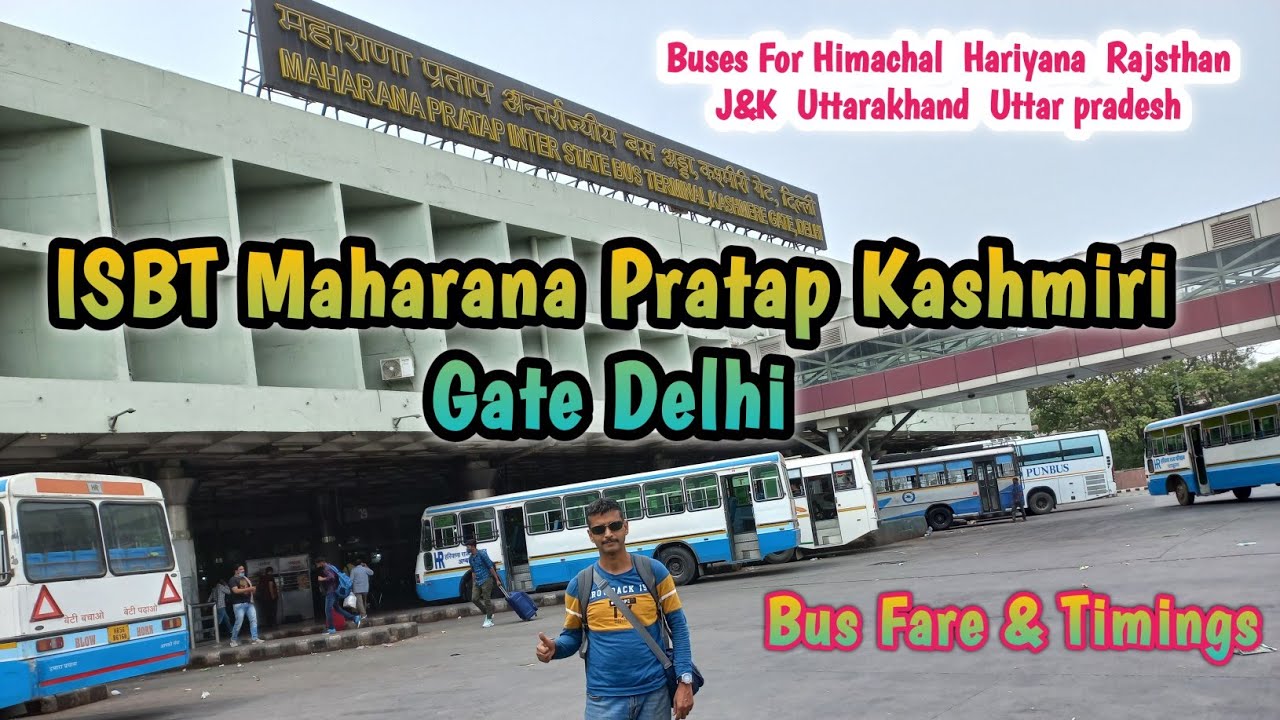 ISBT Kashmiri Gate Delhi |Maharana Pratap Inter State Bus Terminal| Traveling 2 day|Delhi Bus Stand|
