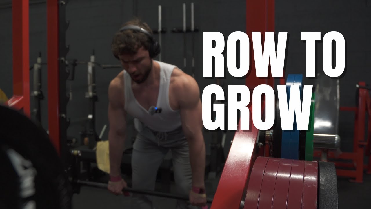 ROW TO GROW (Séance dos / biceps)