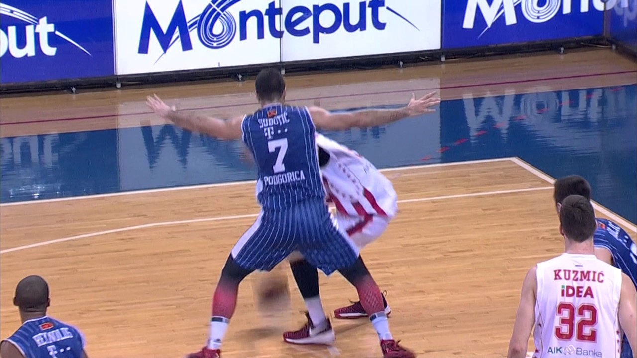 ABA Liga 2016/17, Round 13 match: Budućnost VOLI - Crvena zvezda mts (11.12.2016)