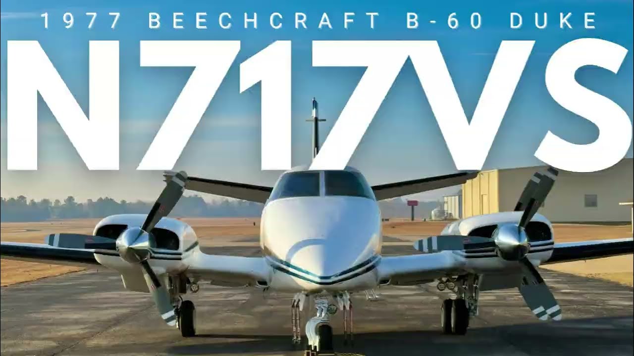 1977 Beechcraft B-60 Duke N717VS | Pressurized, 200+ KTAS, Fully Upgraded
