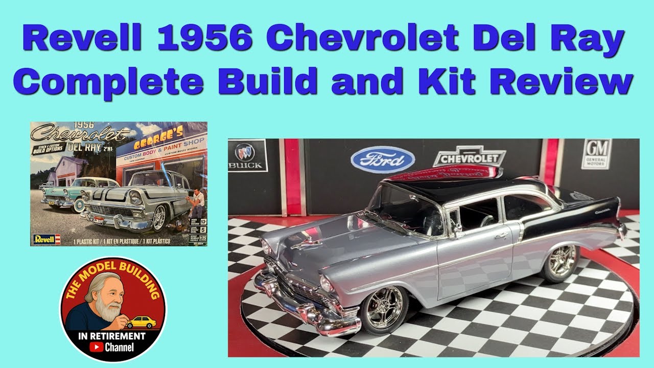 Revell 1956 Chevrolet Del Ray 2N1 Kit  Complete Build and Review
