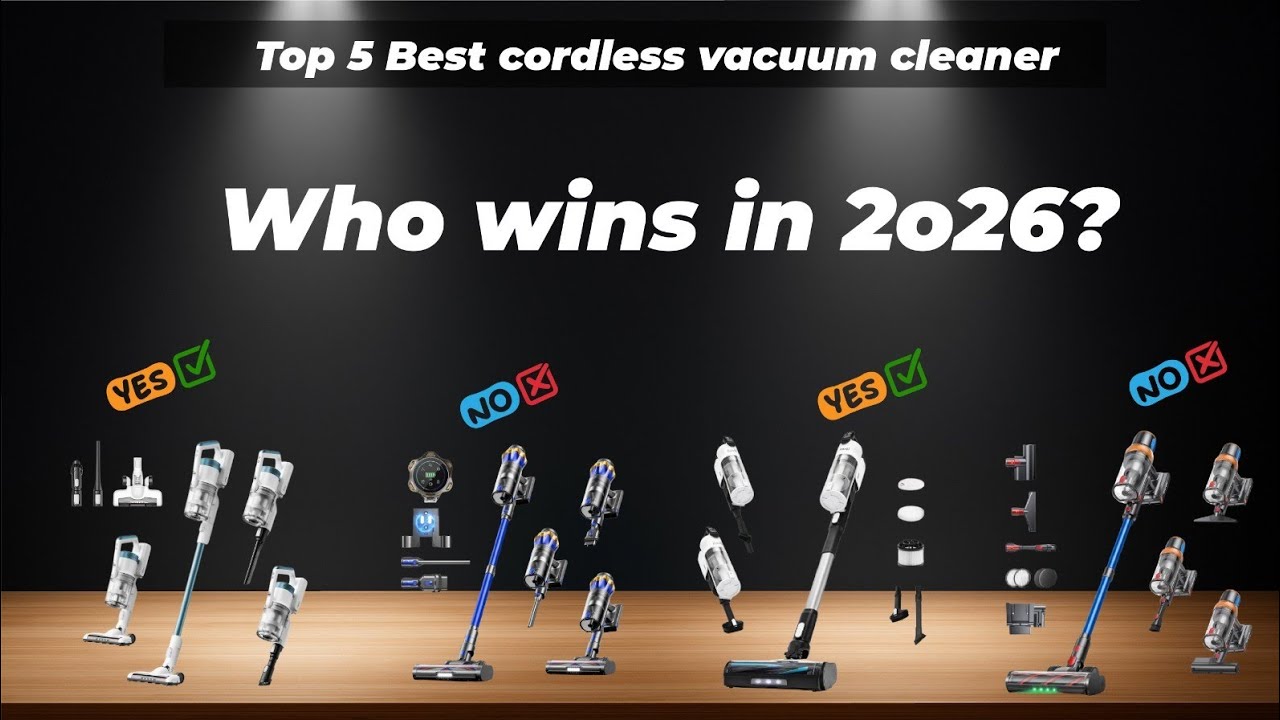 ✅ Top 5 Best cordless vacuum cleaners of 2026 [Watch This Before You Make a Choice!]