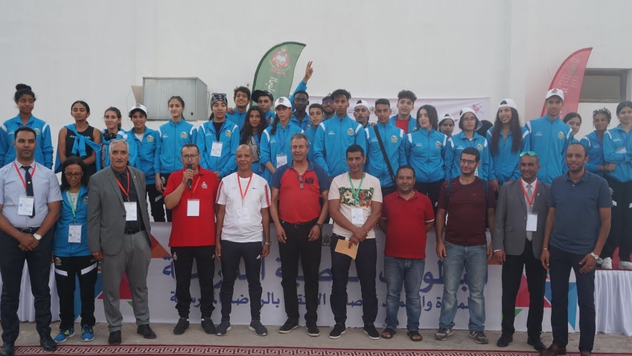 استقبال رائع يليق بوفود البطولة الوطنية لألعاب القوى:أكادير  2023/06/21