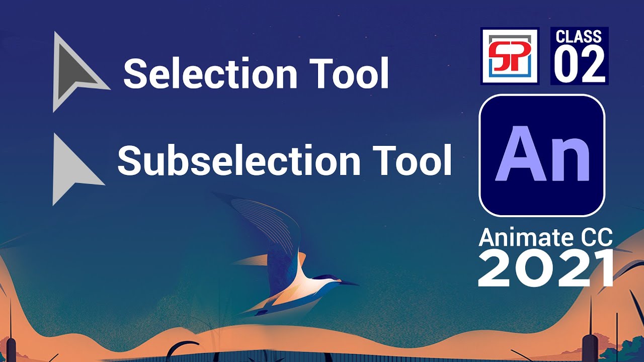 Adobe Animate CC 2021: Selection Tool and Subselection Tool | Flash Tutorial | Hindi Tutorial