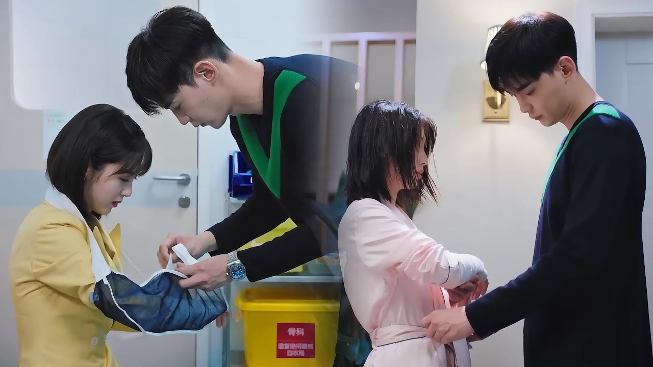 🎀 【MULTISUB】灰姑娘受傷，霸總急壞了，貼身照顧她，給她穿浴袍。#chinesedrama #霸道总裁 #甜宠 #剧有料 #drama #爱情#杨洋#迪丽热巴