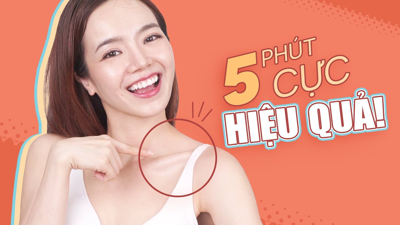 5 bài tập cực dễ giúp lộ rõ XƯƠNG QUAI XANH và CỔ THIÊN NGA | Collarbone Neck Exercises