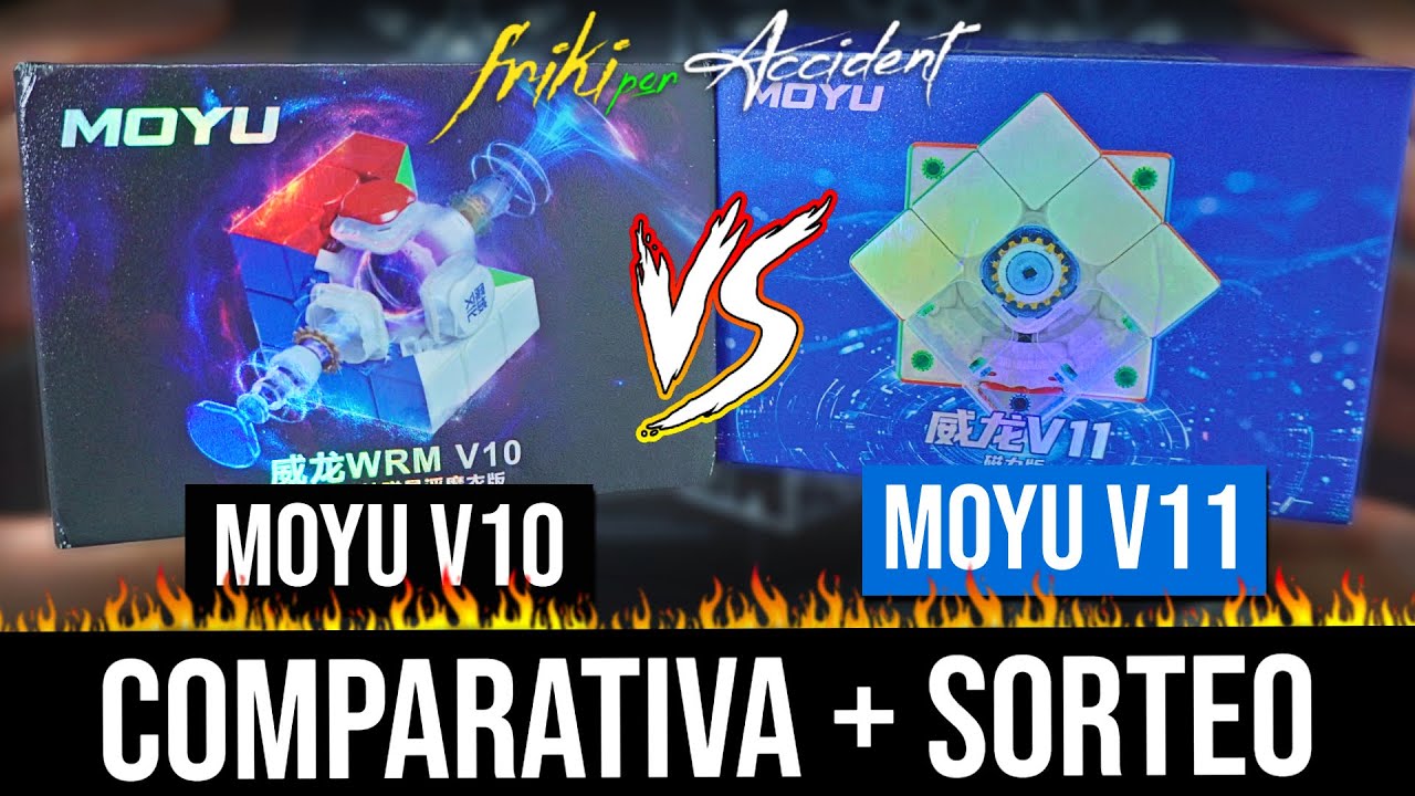 Moyu V10 VS Moyu V11 🔥 SORTEO INTERNACIONAL y PARA COLOMBIA ✅ Como Participar?