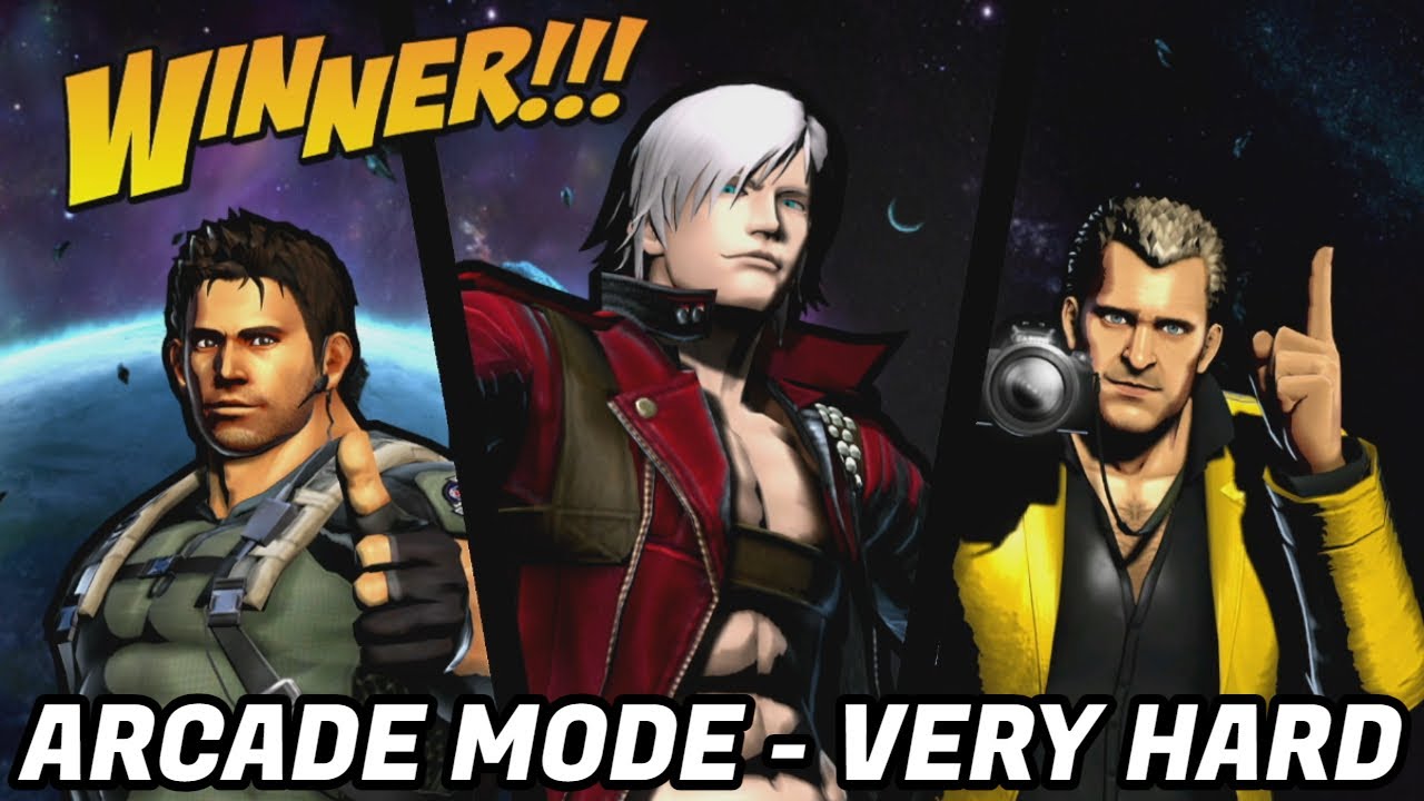 UMVC3 - ARCADE MODE - CHRIS/FRANK WEST/DANTE!