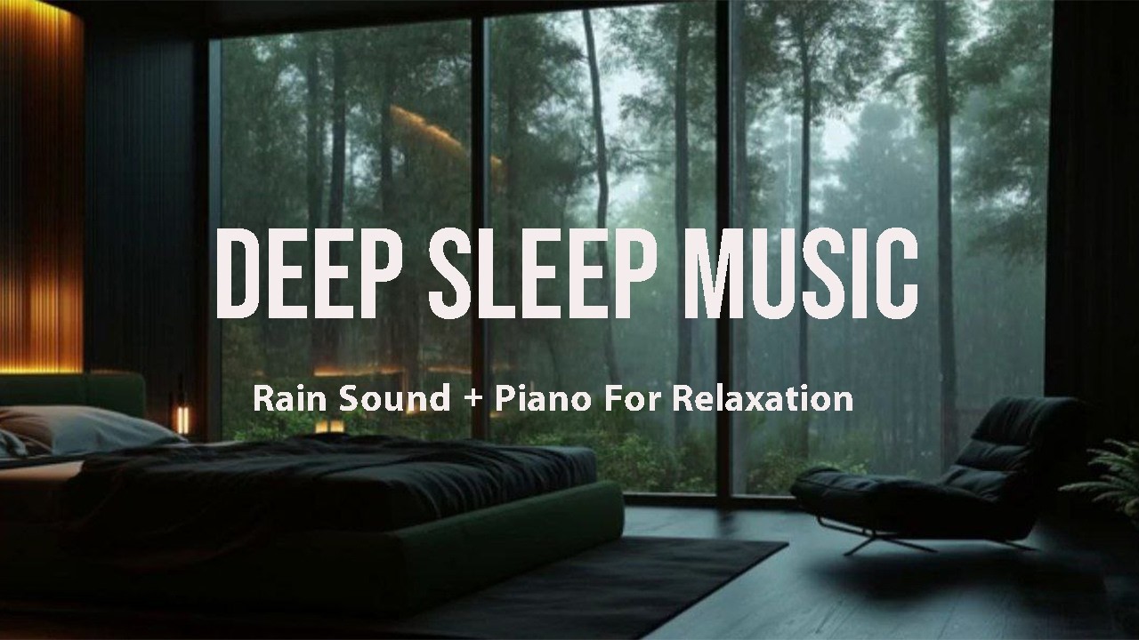 Luxurious Bedroom in Nature | Serene Forest Ambience & Warm Lighting for Relaxation