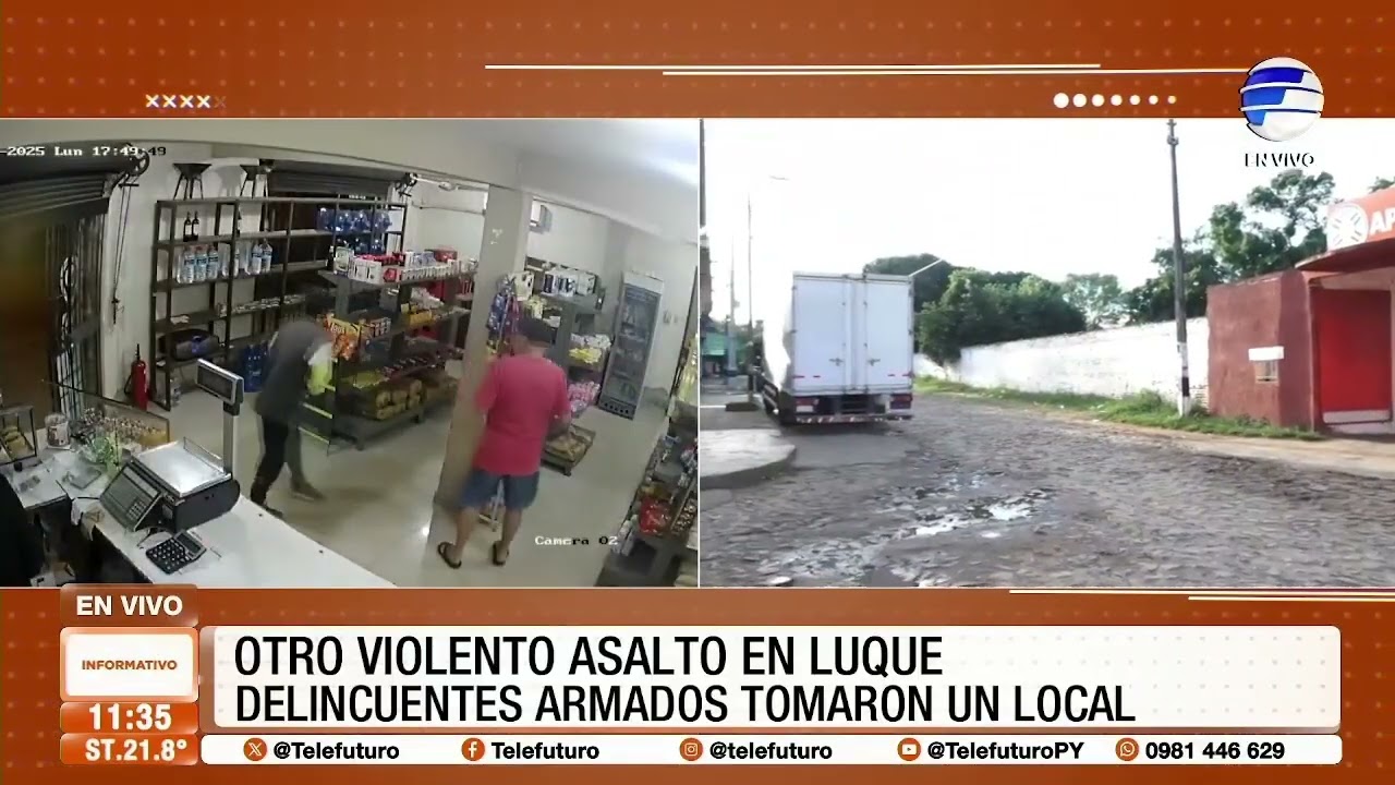 Otro violento asalto en Luque