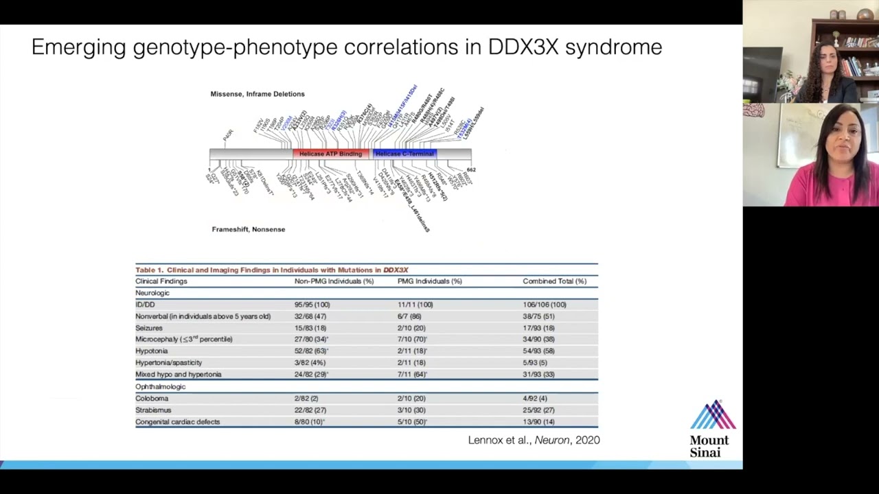 Developmental Functions of the Autism Risk Gene DDX3X