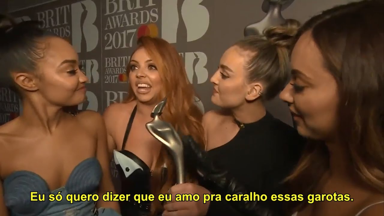 Entrevista hil&aacute;ria de Little Mix nos bastidores do Brit Awards 2017 (Legendado)