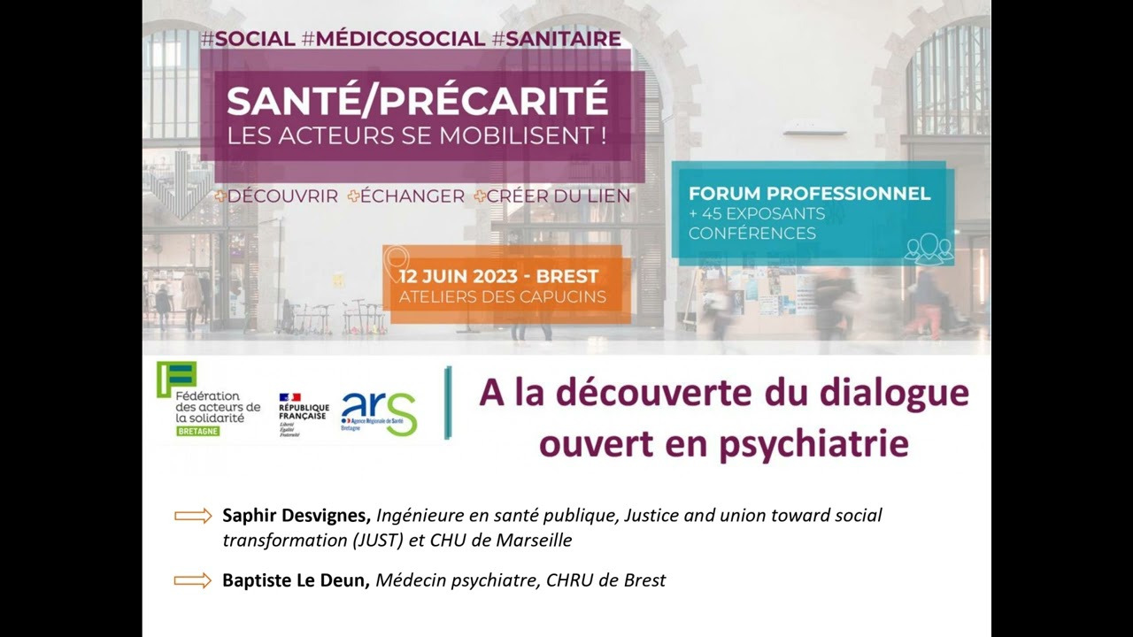 3. A la d&eacute;couverte du dialogue ouvert en psychiatrie
