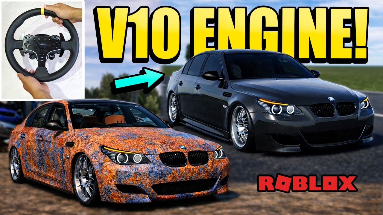I Restored BMW M5 in ROBLOX! | Fix it up