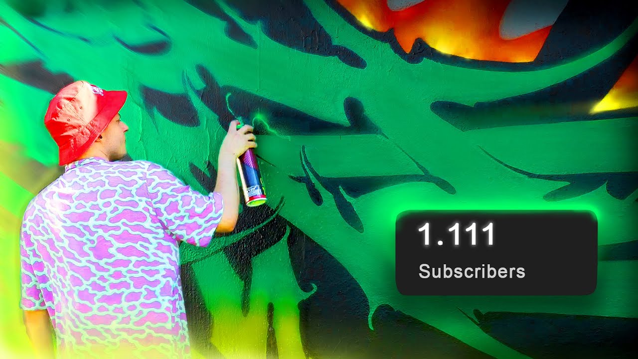 BIG WILDSTYLE GRAFFITI | 1000 SUBSCRIBERS SPECIAL | 4k