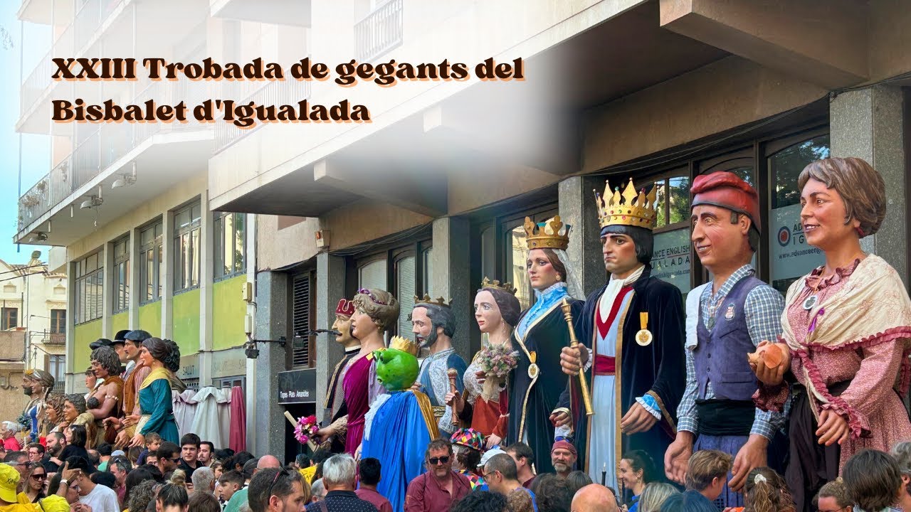 XXIII Trobada de gegants del Bisbalet d'Igualada (31/5/2025)