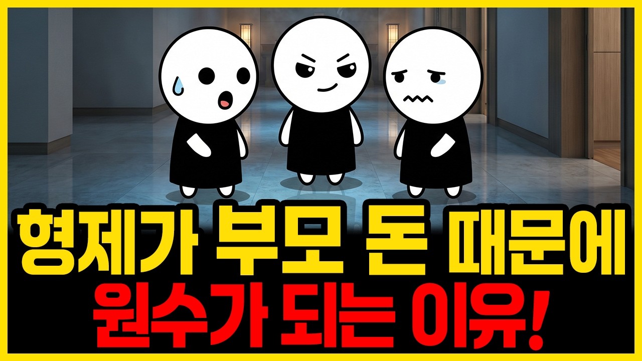 부모님 돌아가시면 '가족이 남남' 되는 이유 | 형제자매가 원수가 되는 이유 | 부자의경제학
