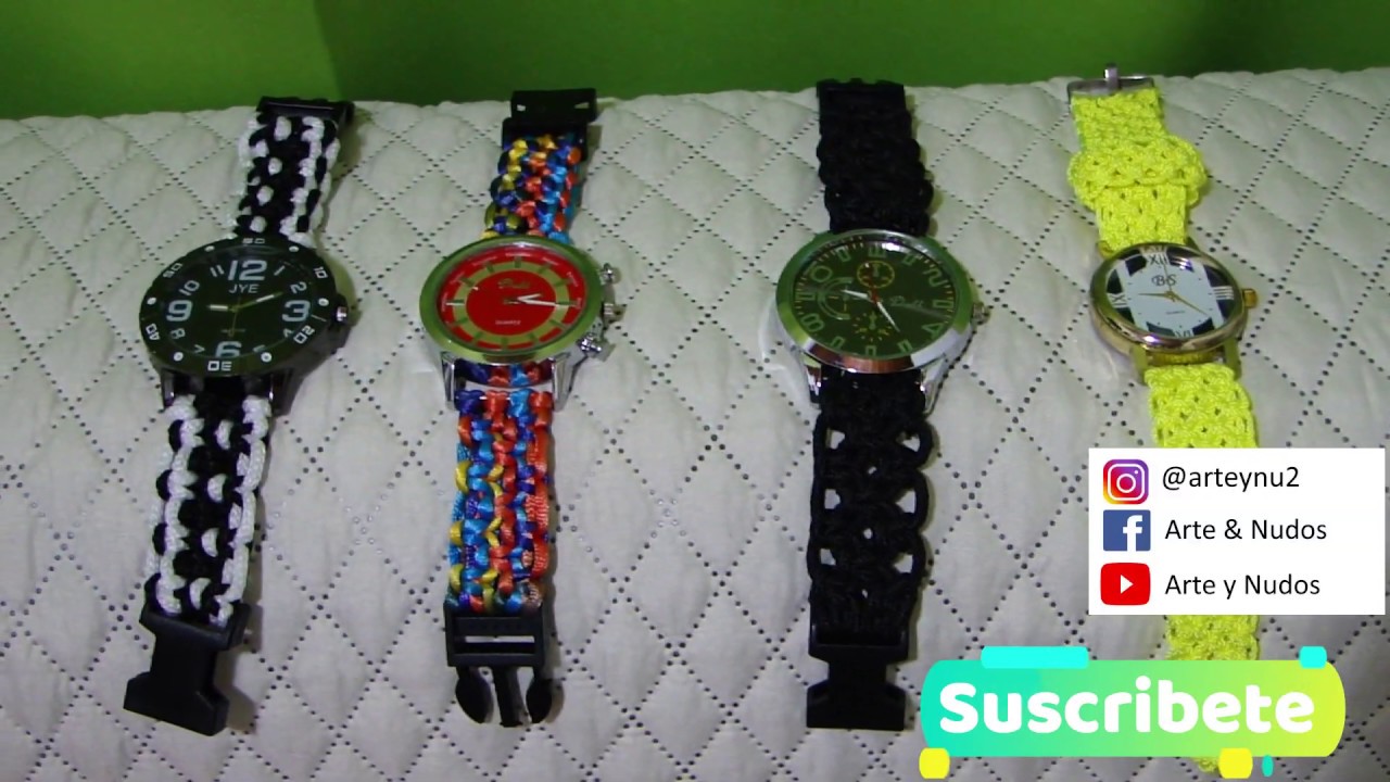 Macrame Manilla Reloj