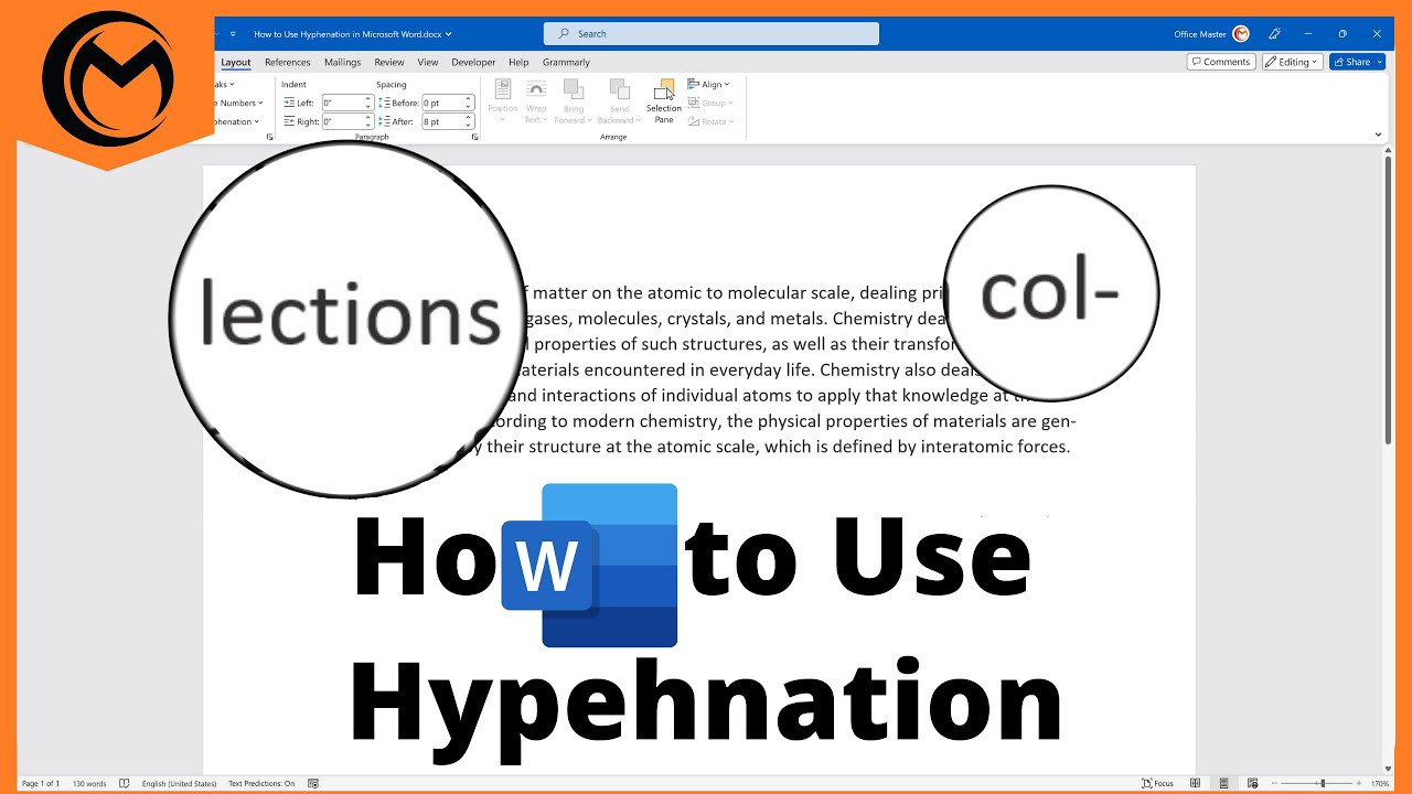 How to Use Hyphenation in Microsoft Word