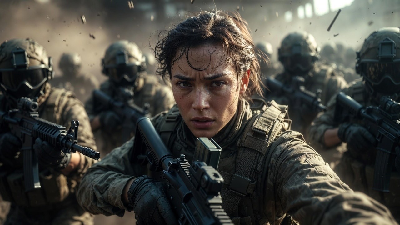 Sie betrat feindliches Gebiet mit nur einem Magazin – dann umzingelten sie 40 bewaffnete Soldaten.