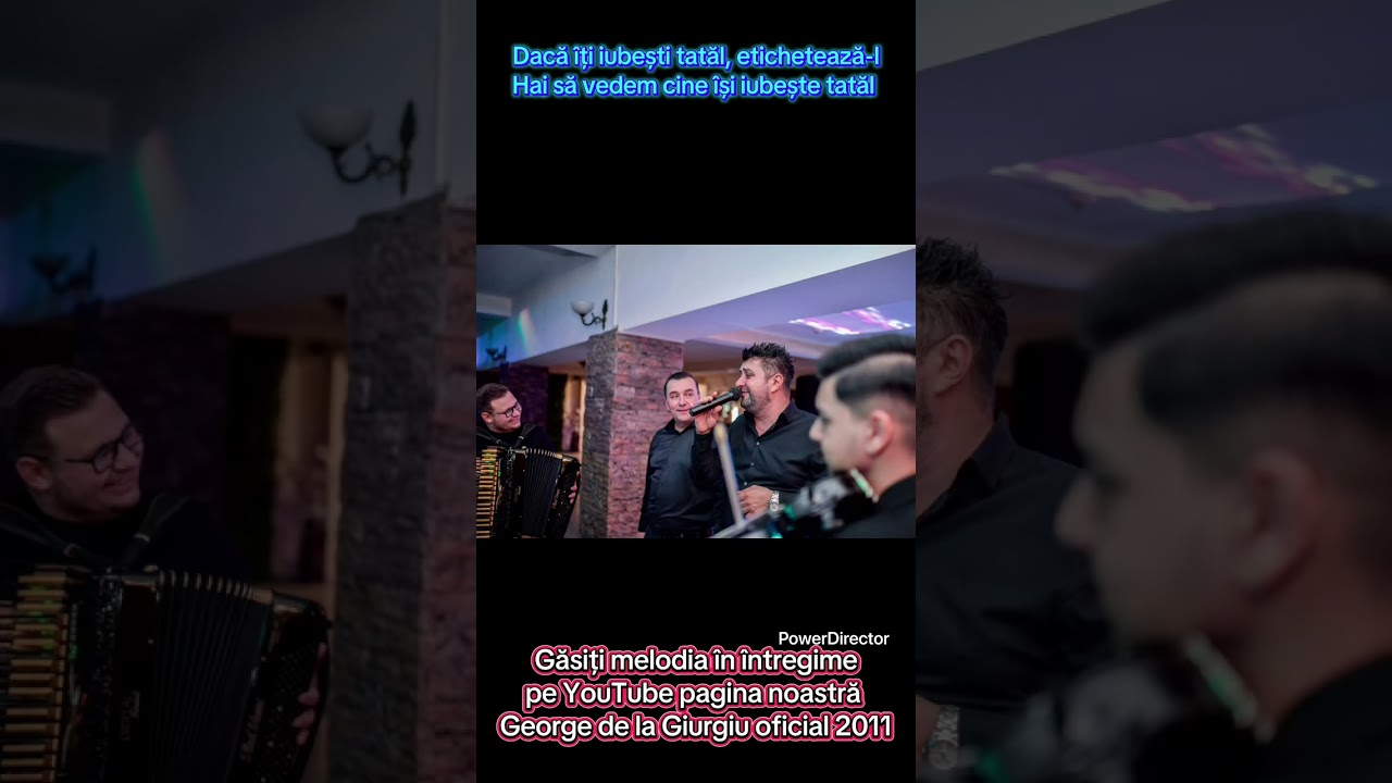 Formație nunți, botezuri, petreceri private George de la Giurgiu-Datorita cui am nume